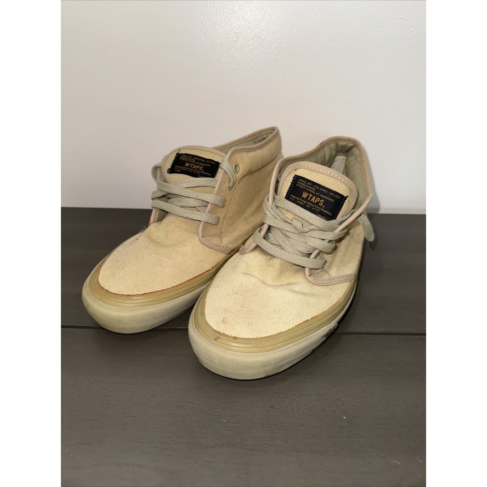 Vans X‎ WTAPS 2013 OG Chukka Boot Beige Men's size 9 Neighborhood Defcon Supreme